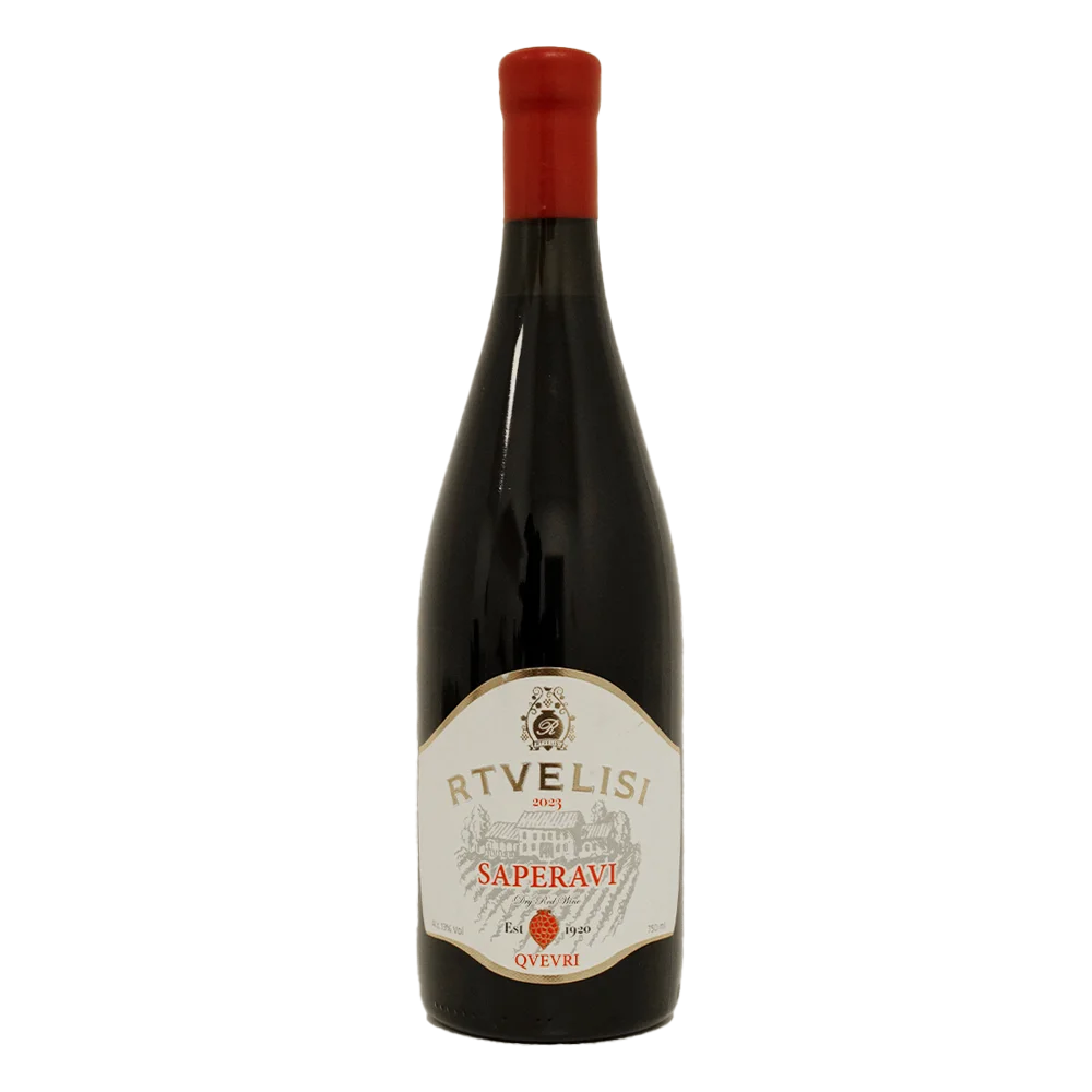 Rtvelisi Saperavi Qvevri red wine dry 2023