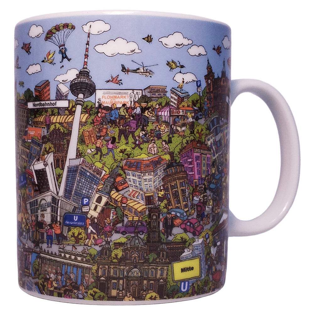 Кружка «Берлин» — дизайн Наташи Шварц | Könitz