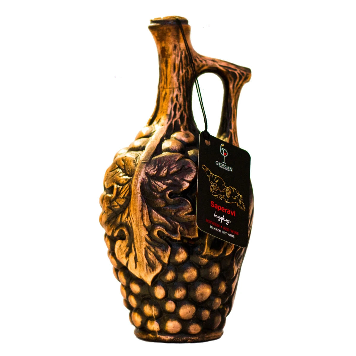 Saperavi red wine clay bottle Akido