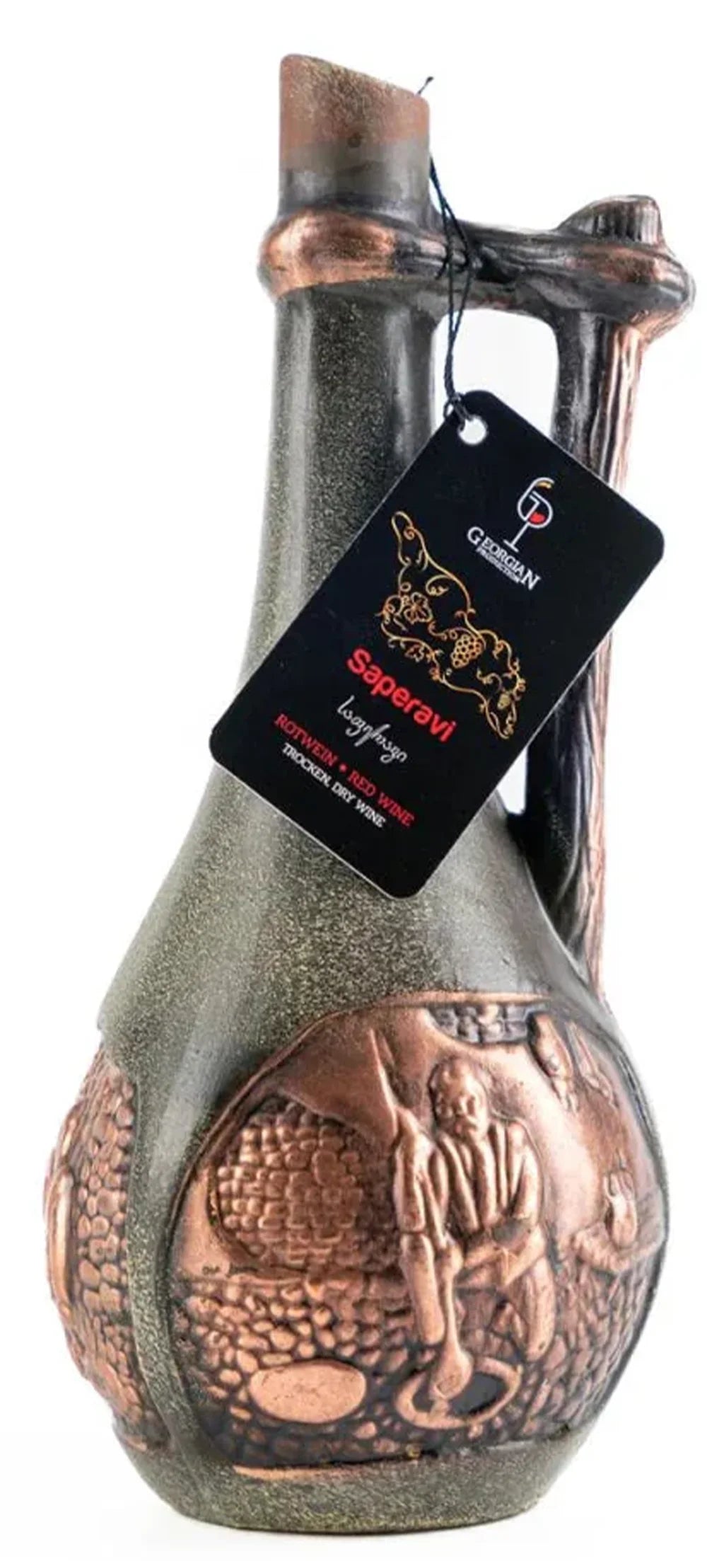 Саперави красное вино глиняная бутылка Оршимо