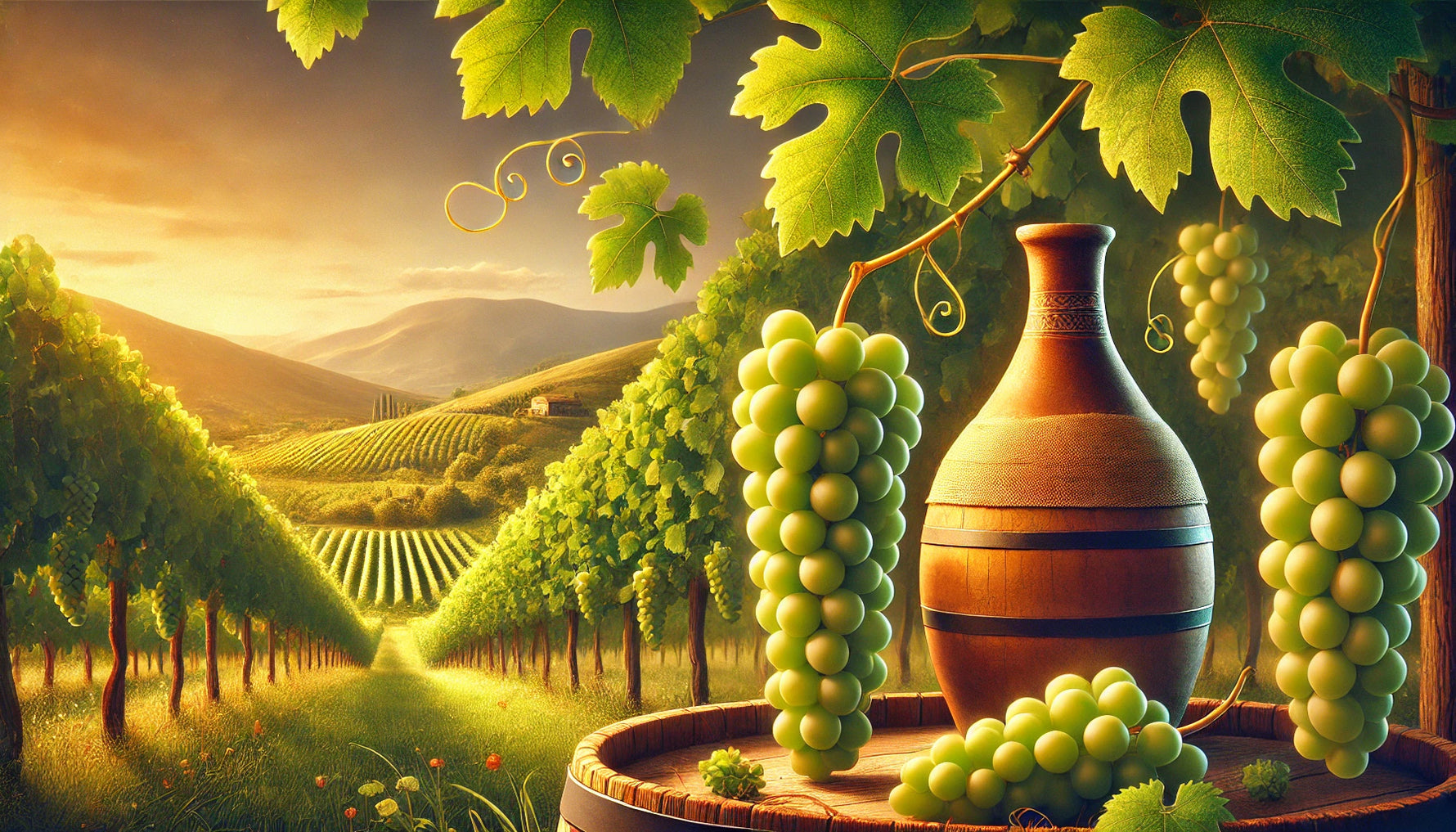 Geschmacksprofil der Mtsvane-Traube: Lebhafte Aromen und georgische Weintradition