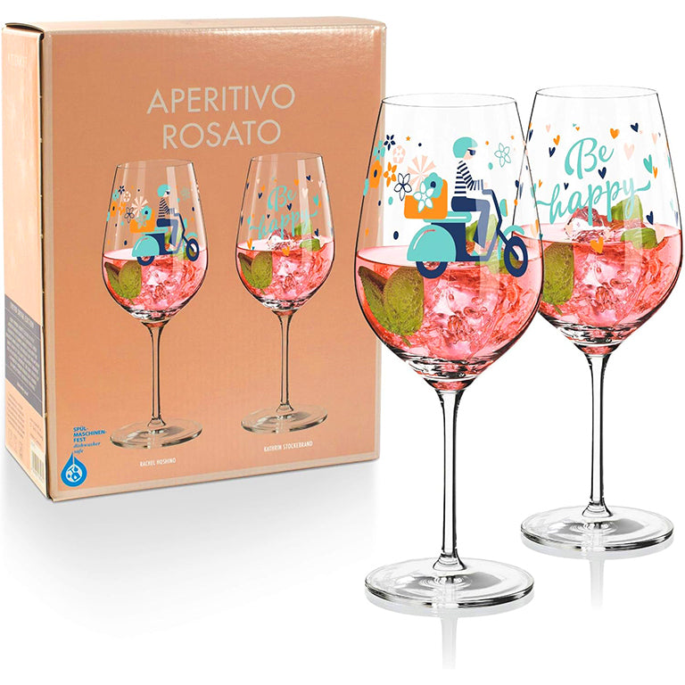 Ritzenhoff / Aperitivo Rosato / Set of 2 / Wine glass / Glasses