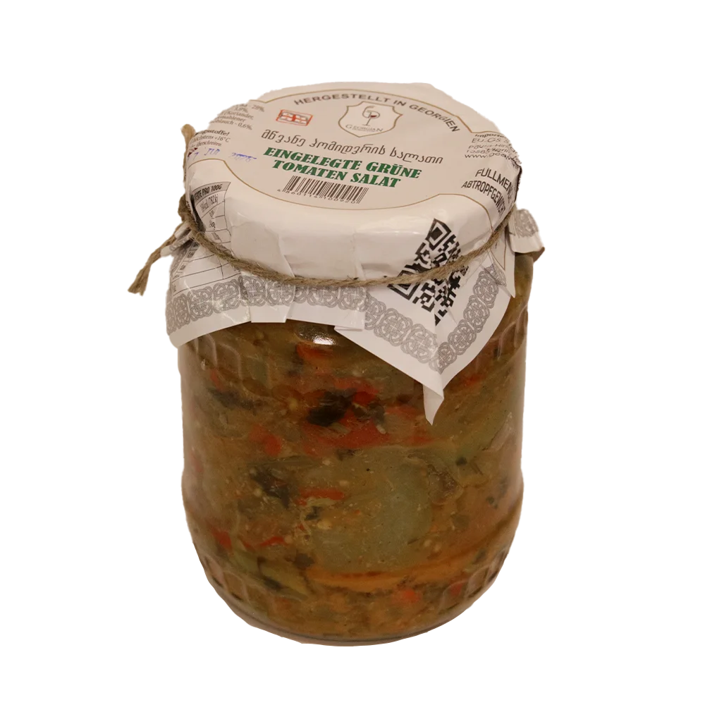 Eingelegte Grüne Tomaten Salat