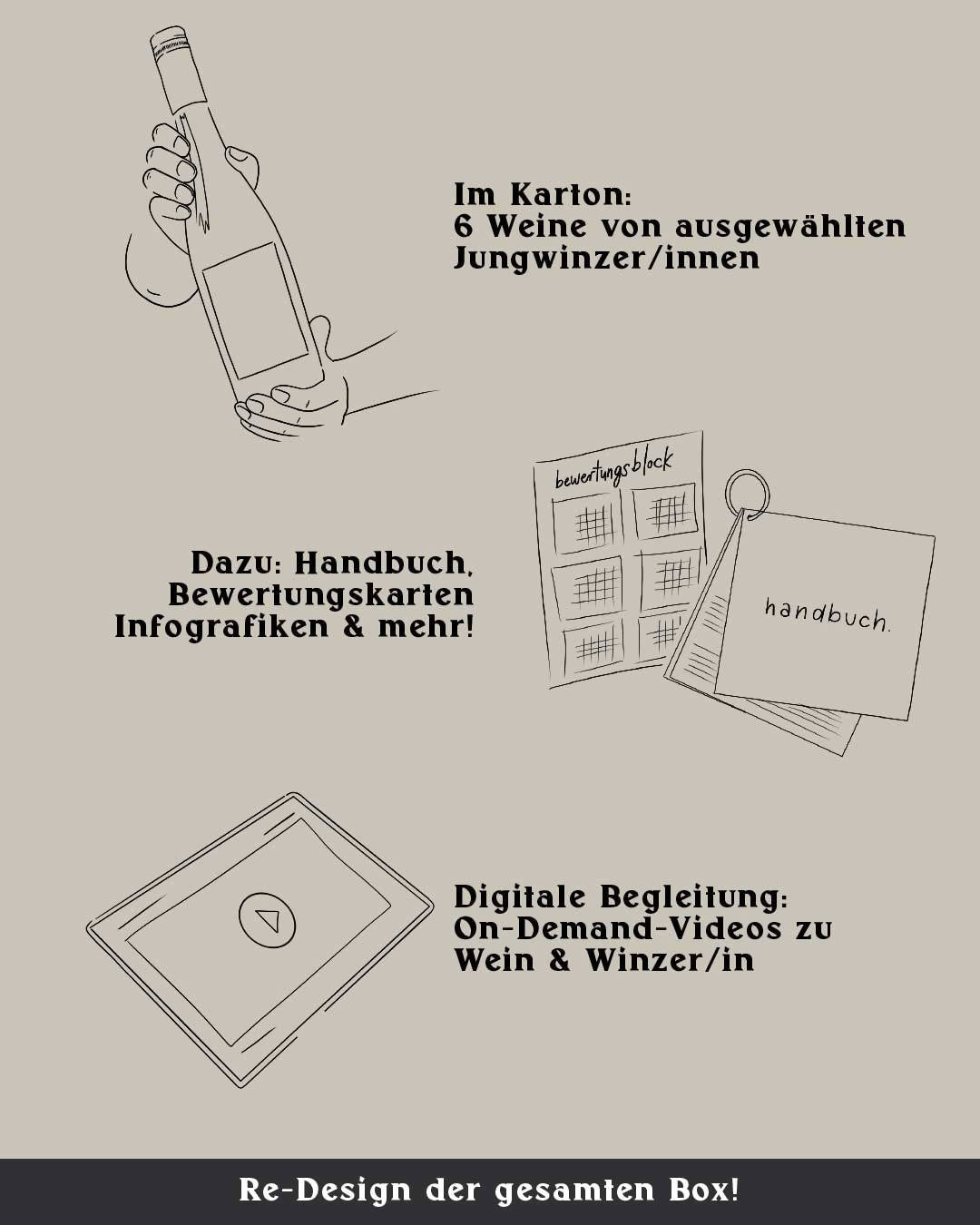 Betreutes Trinken: Home-Tasting für Einstieger (Vol. 2) für 2-6 Personen