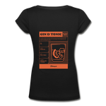 Klassisches Männer-T-Shirt mit V-Ausschnitt - Schwarz