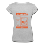 Klassisches Männer-T-Shirt mit V-Ausschnitt - Grau meliert